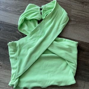 Superdown mint wrap top Size medium